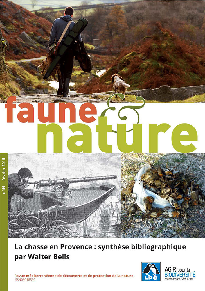 Faune et Nature n°49 : La chasse en Provence : synthèse bibliographique par Walter Belis