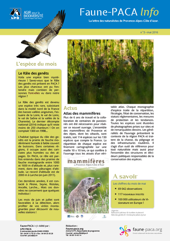 Faune-PACA Info n°5