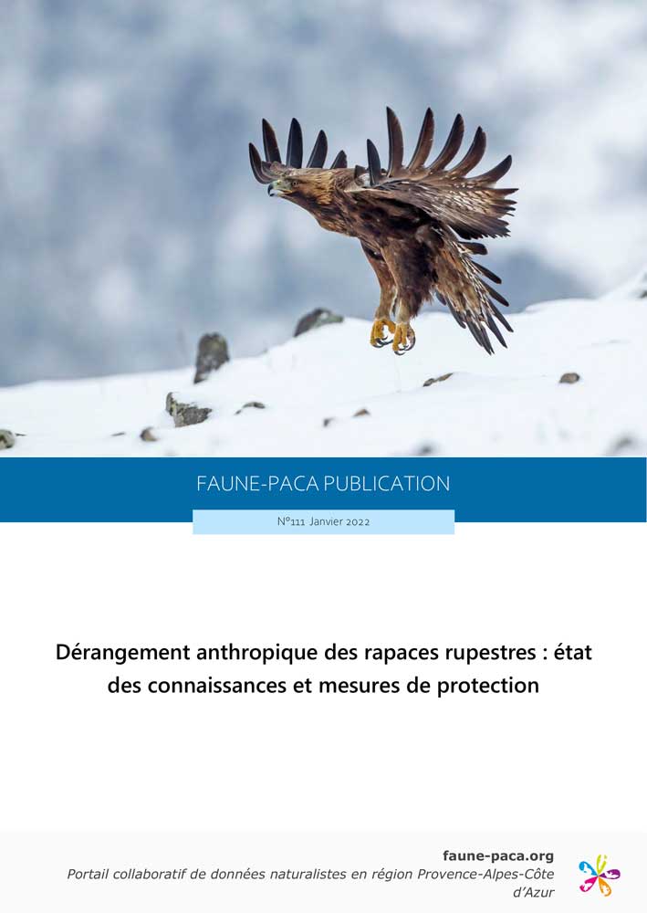 Faune-PACA Publication n°111 : Dérangement anthropique des rapaces rupestres