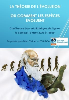 Conférence : la théorie de l'évolution