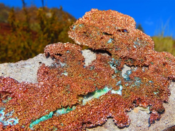 Cuivre natif © Stéphanie Larbouret