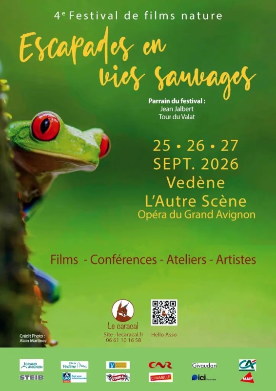 Festival "escapades en vies sauvages" 2026