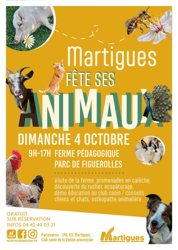 Affiche Martigues fête ses animaux