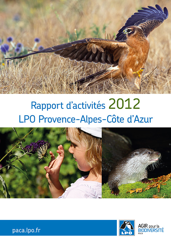 Couverture rapport d'activités 2012