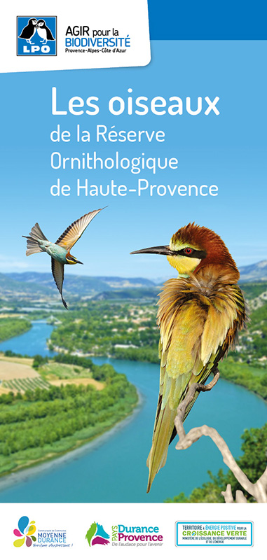 Carte découverte de la réserve ornithologique de Haute-Provence