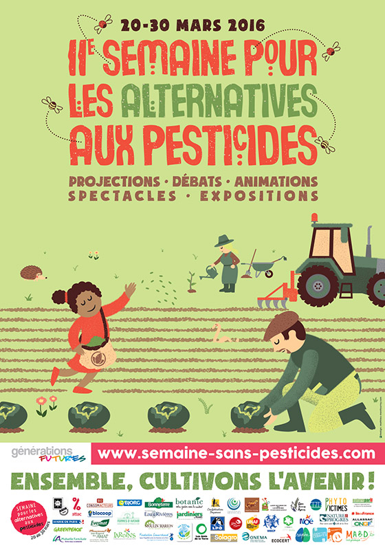 Affiche de la semaine pour les alternatives aux pesticides