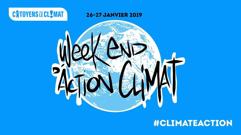 Les 26 et 27 janvier 2019, week-end d'actions pour le Climat
