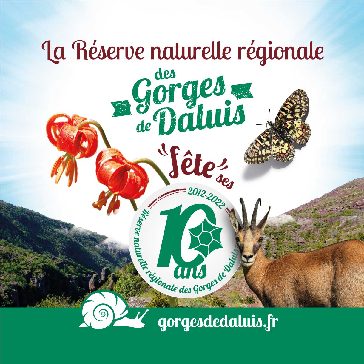 La Réserve naturelle régionale des gorges de Daluis fête ses 10 Ans