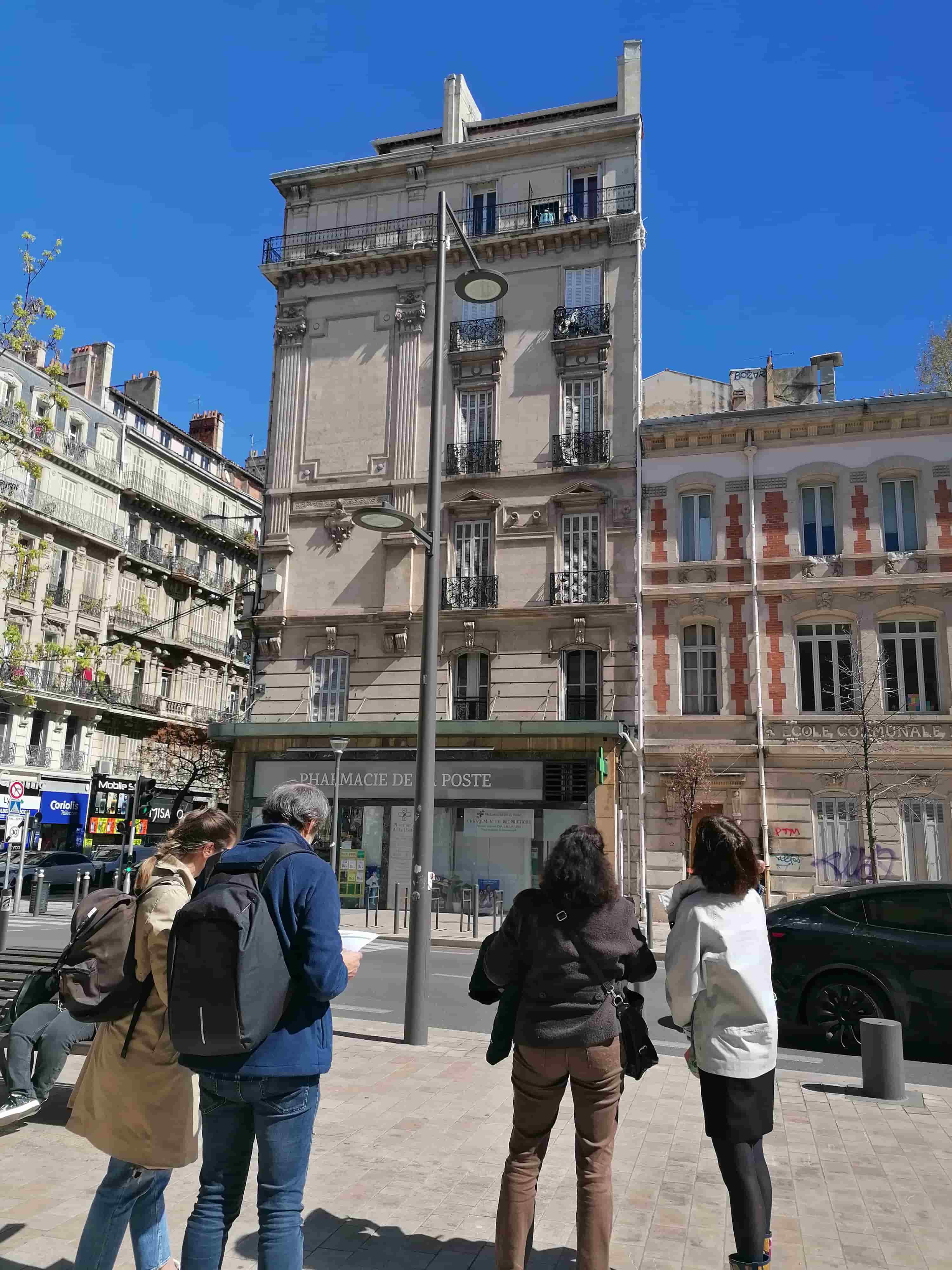 Analyse d'une façade, Marseille © Chloé Piccinin