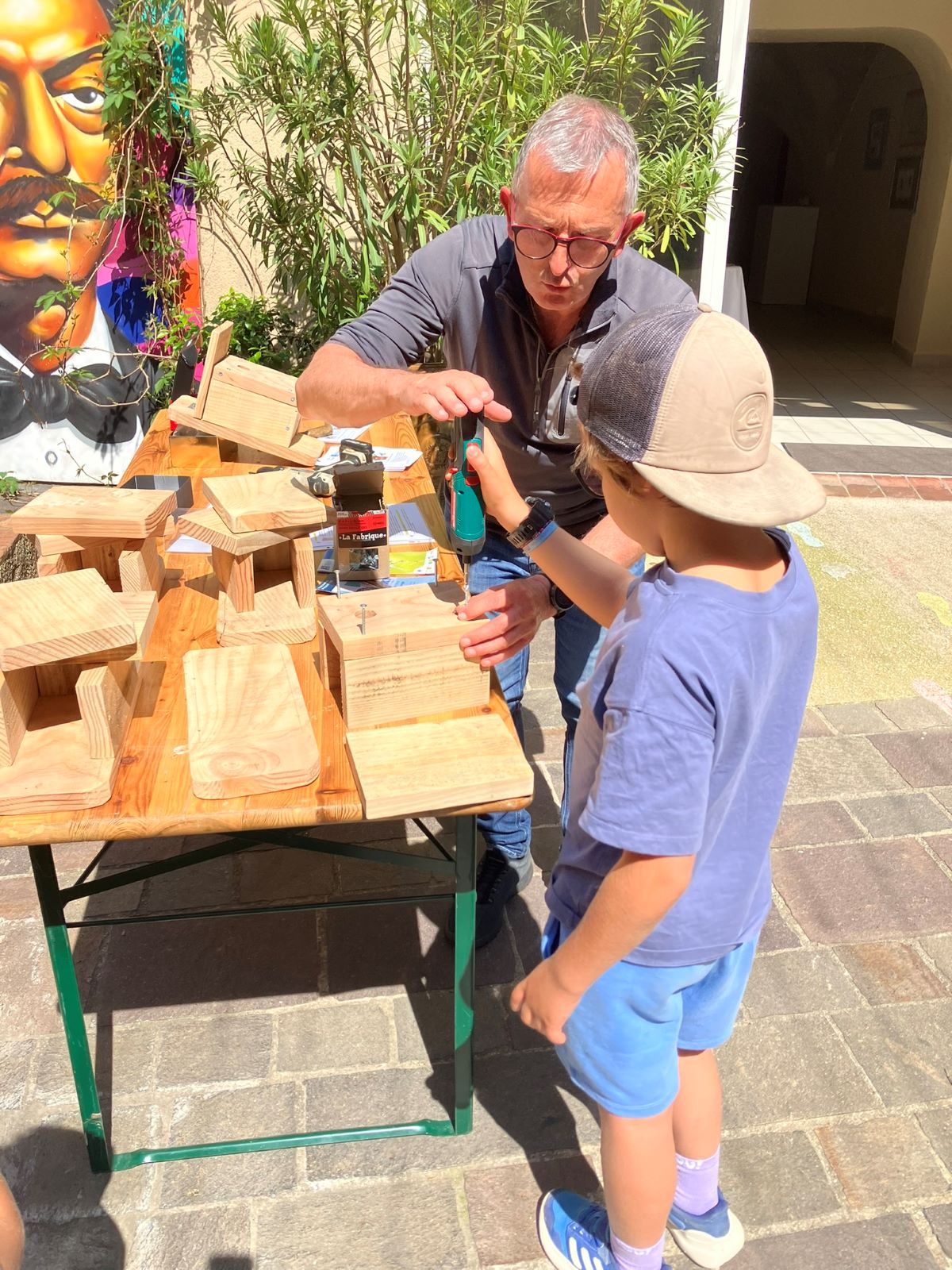 Un atelier fabrication de nichoirs était proposé © GL Pays Salonais
