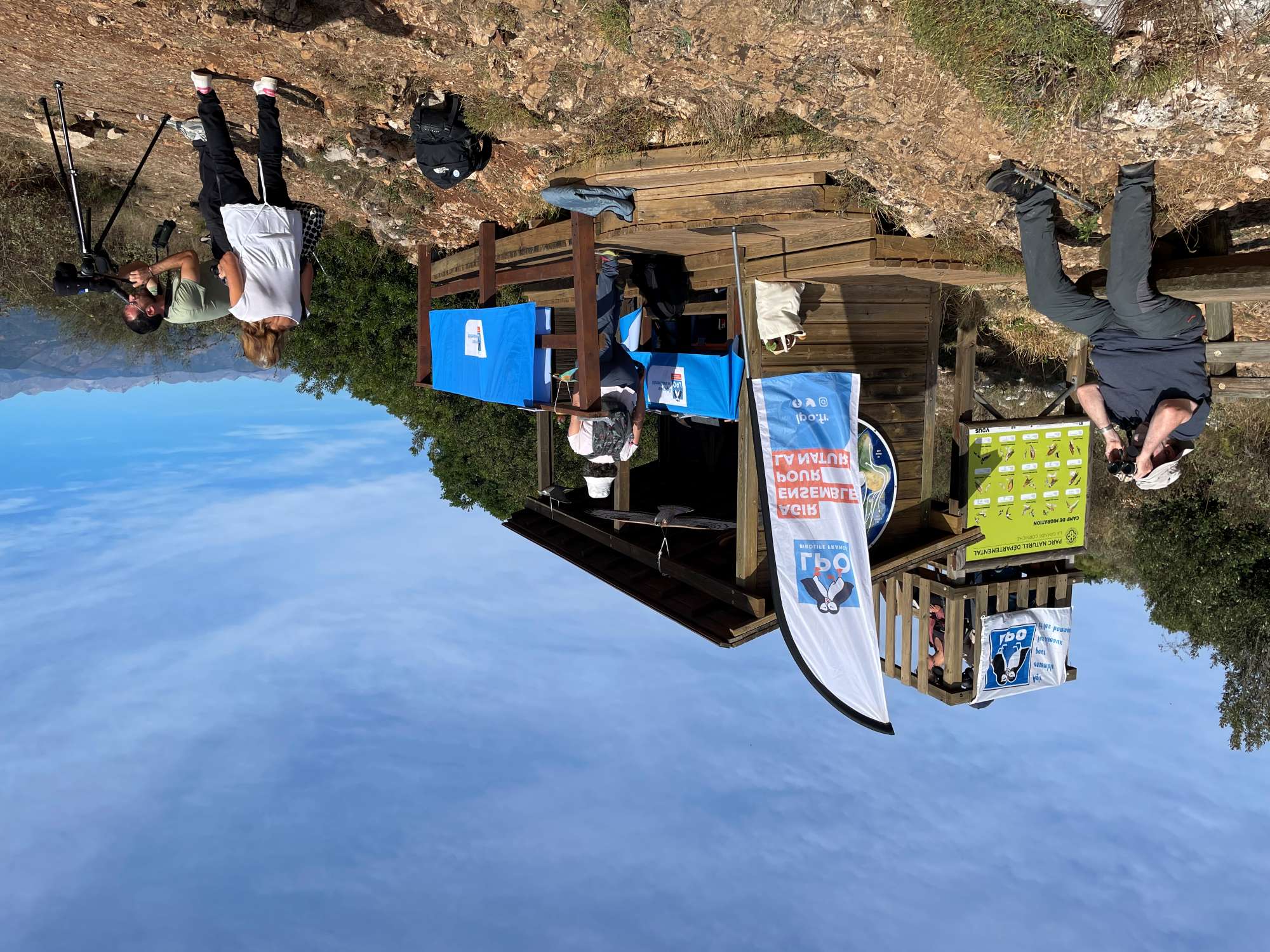 Migration au Fort de la Revère : des passionnés sous un ciel animé