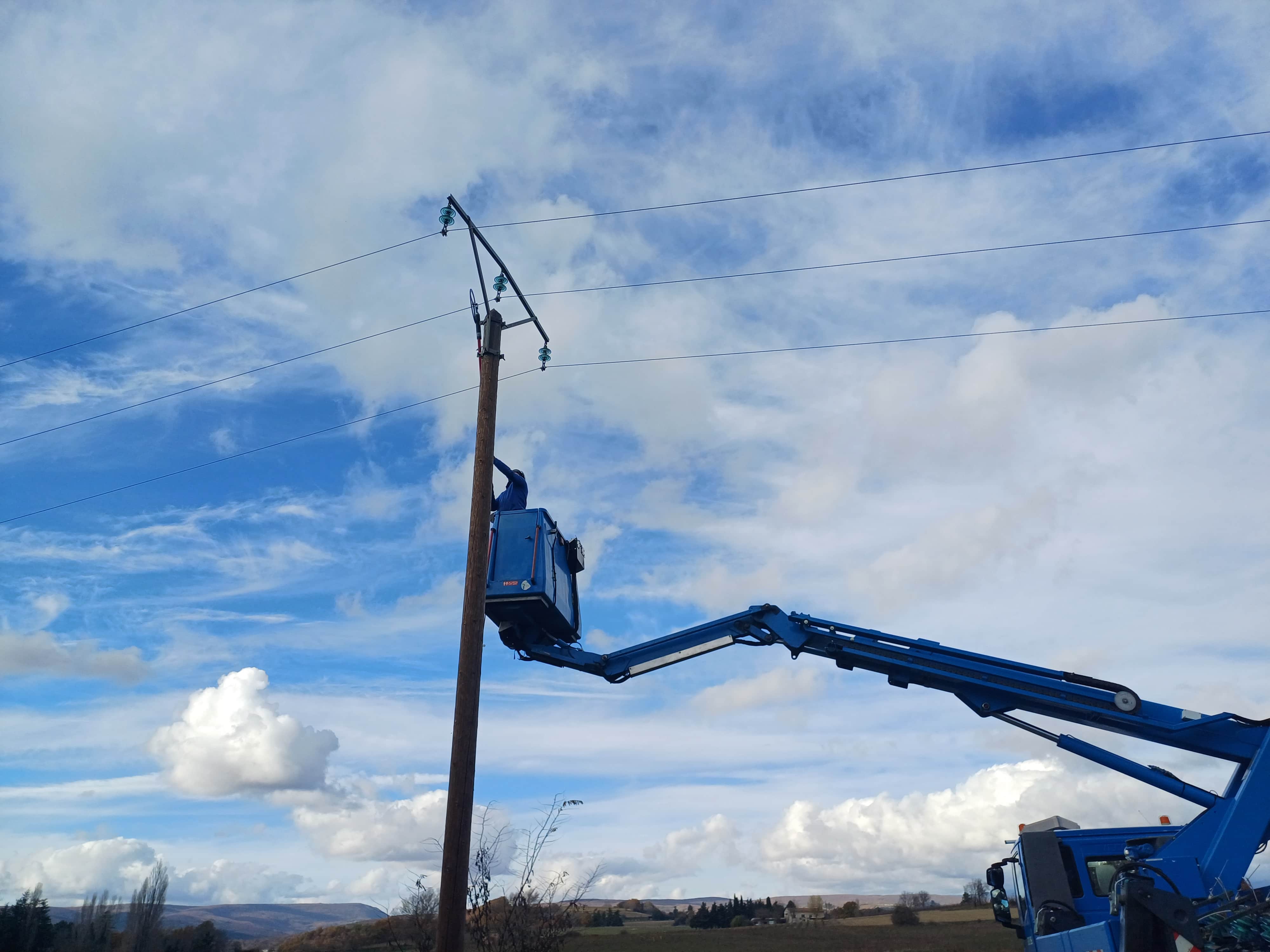 Sécurisation réseau électrique © LPO PACA
