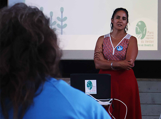 Présentation au comité syndical du PNR du Verdon © Hugo Betelu