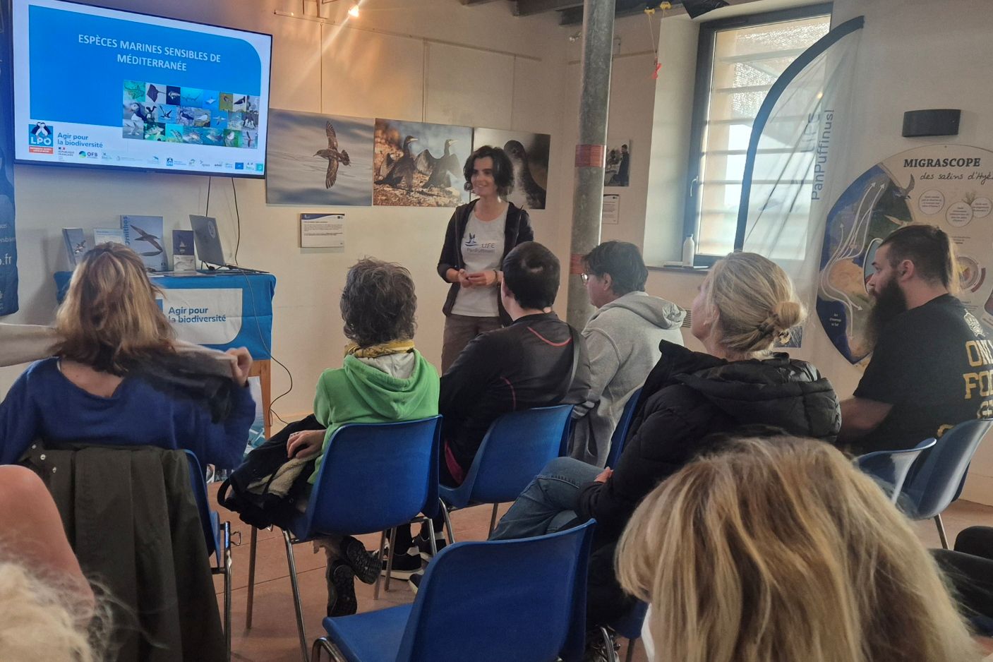 Conférence espèces marines sensibles de Méditerranée.