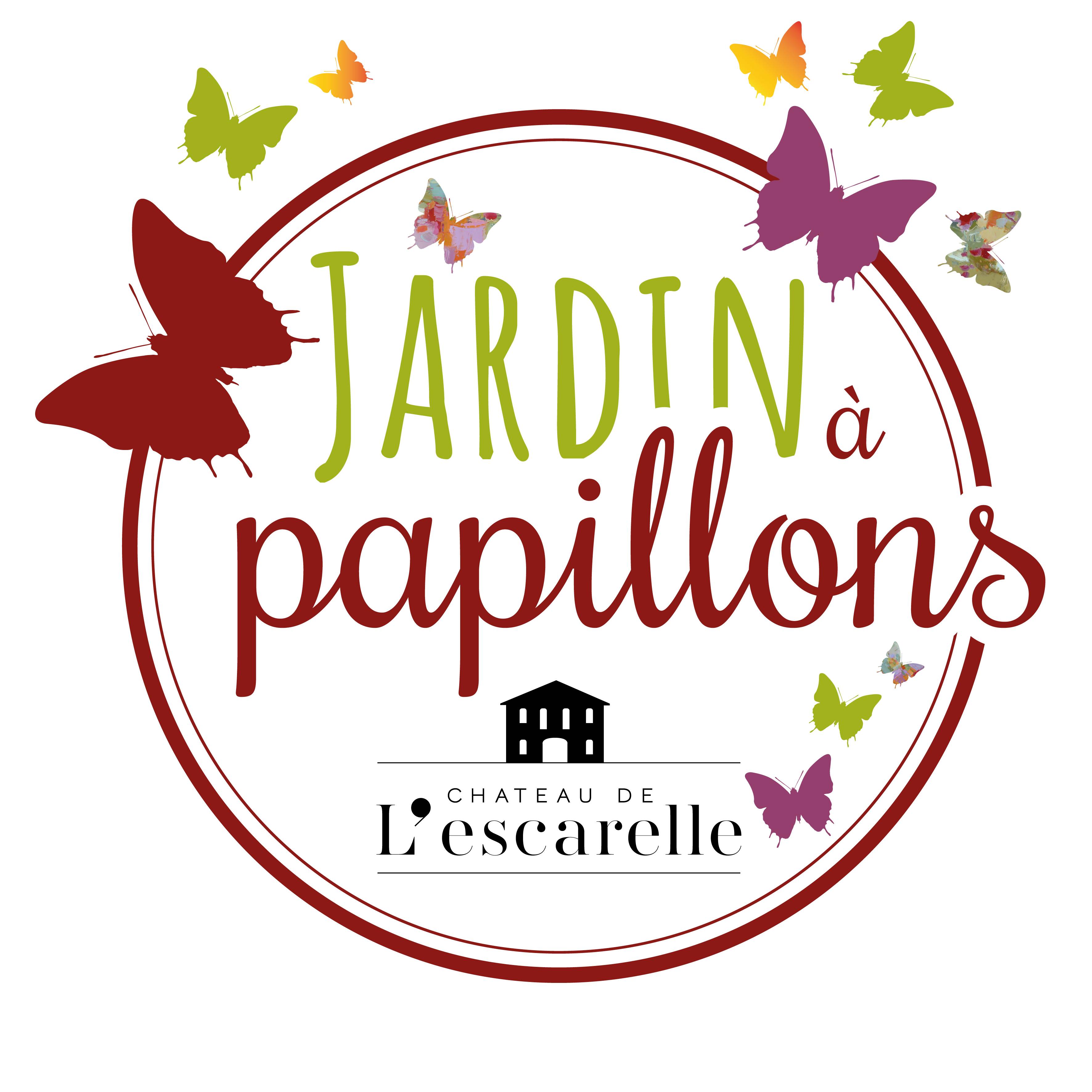 logo jardin papillons escarelle