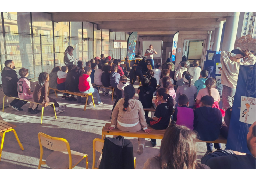 Restitution à l'école Jean Piaget © Sarah Wolf