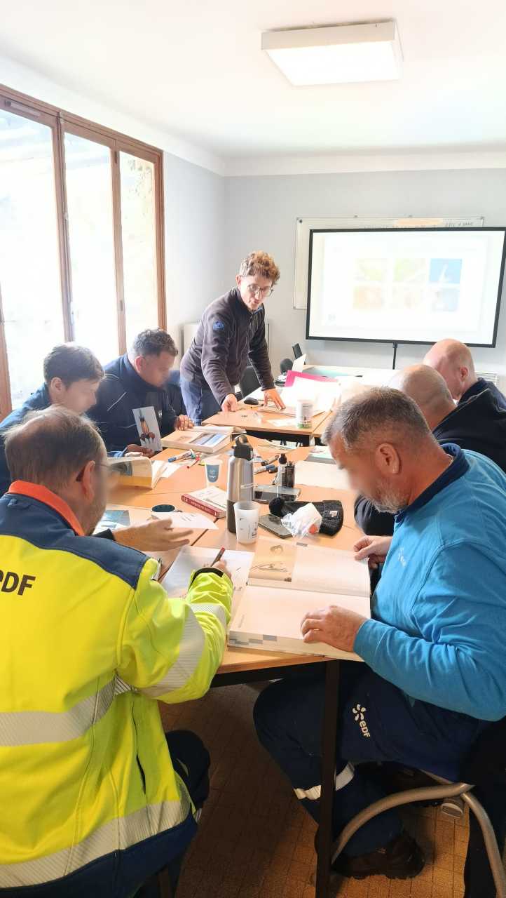 Exercice sur les espaces naturels et les espèces présentes sur le site ©Fanny Peger Exercice sur les espaces naturels et les espèces présentes sur le site