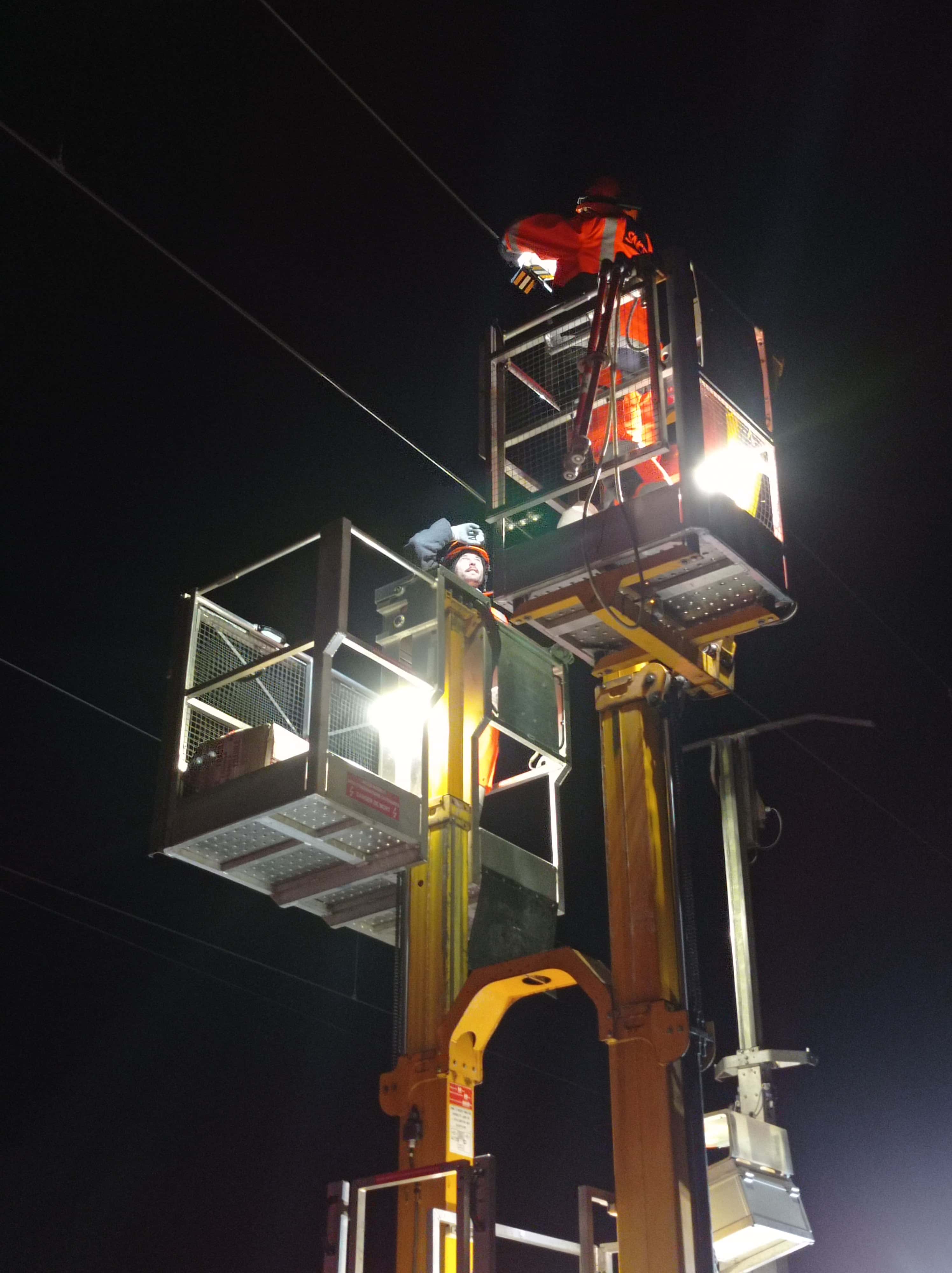 SNCF Pose balise Mandelieu @LPO PACA