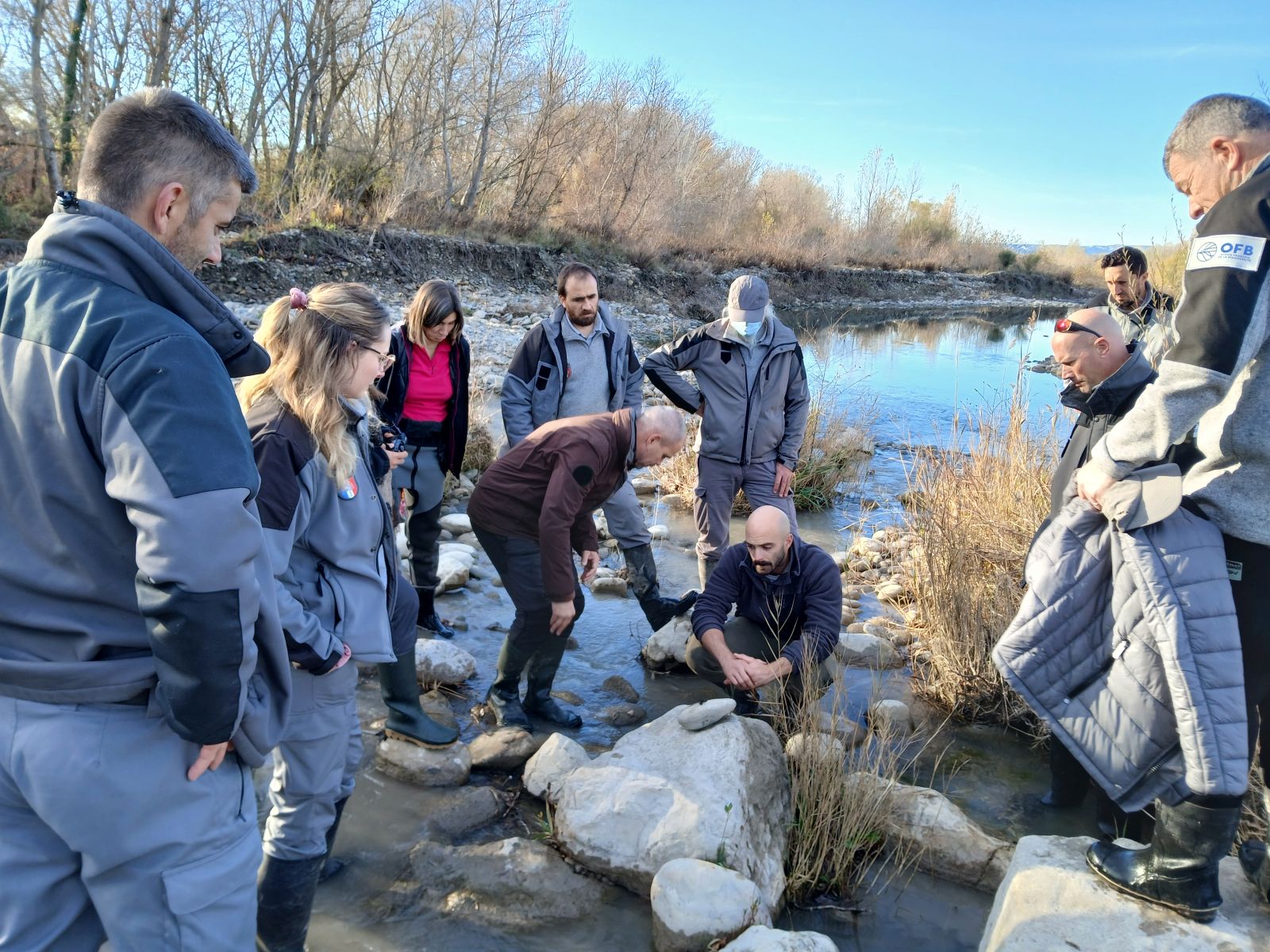 Recherche et observations sur le terrain d'indices de présence de mammifères semi-aquatiques © LPO PACA