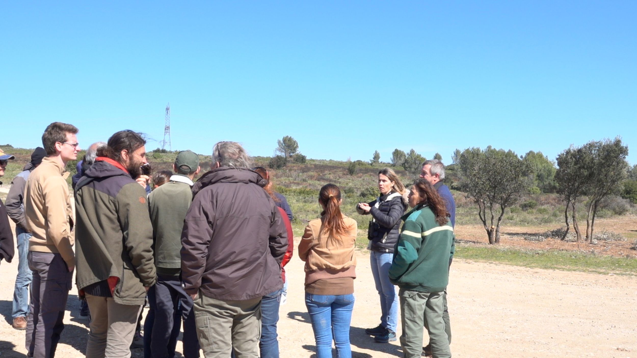 Sortie de terrain comité de pilotage PNA pies-grièches © Anaëlle Francia