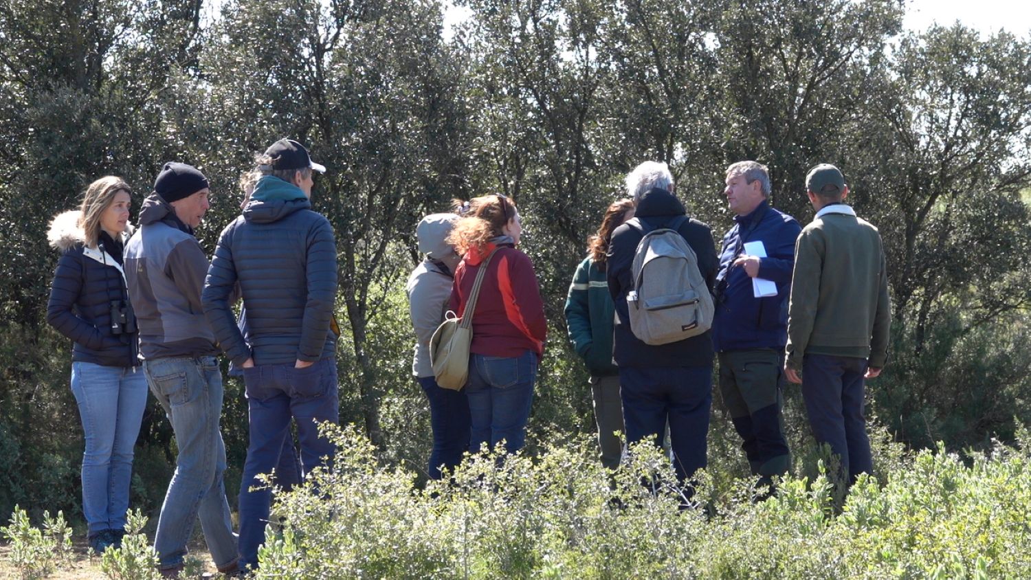 Sortie de terrain comité de pilotage PNA pies-grièches © Anaëlle Francia