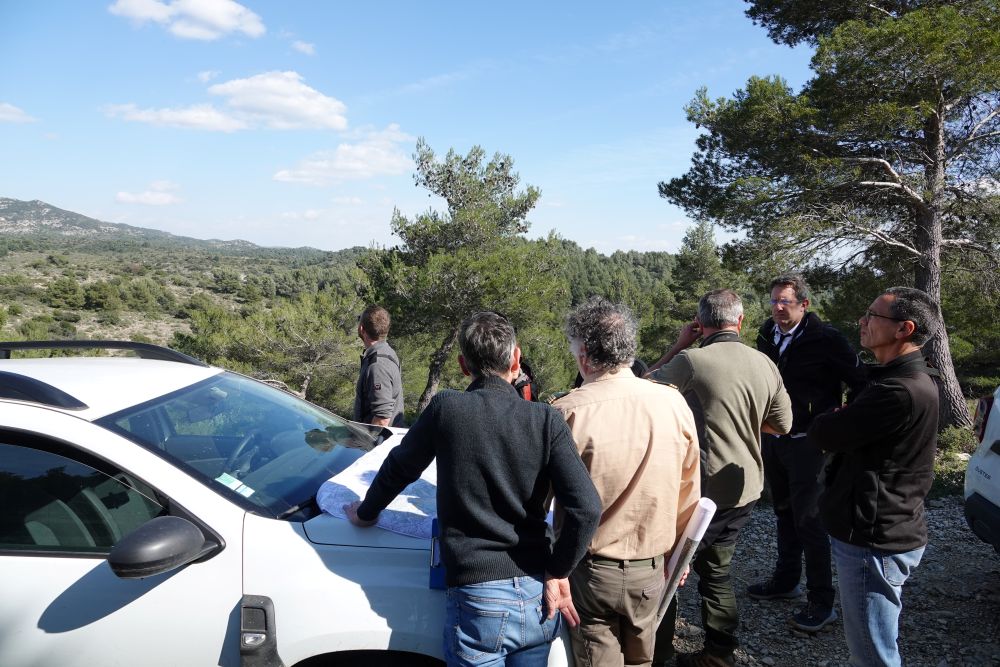 Sortie terrain Direction départementale des territoires de Vaucluse © Anaëlle Francia