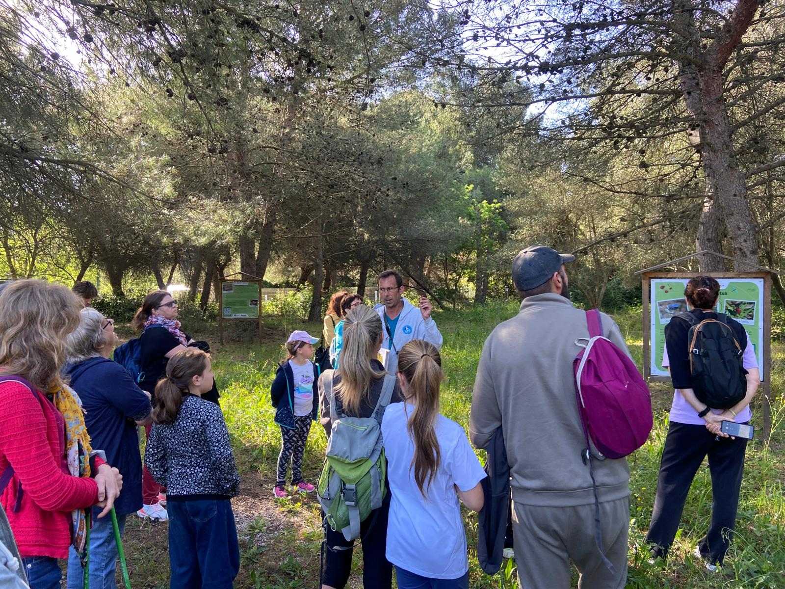Présentation du site refuge LPO de Veolia au grand public