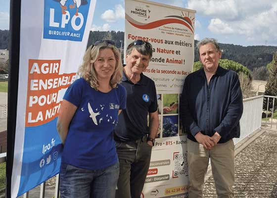 Le CFPPA Aix-Valabre-Marseille et la LPO PACA ont officialisé un partenariat © LPO PACA