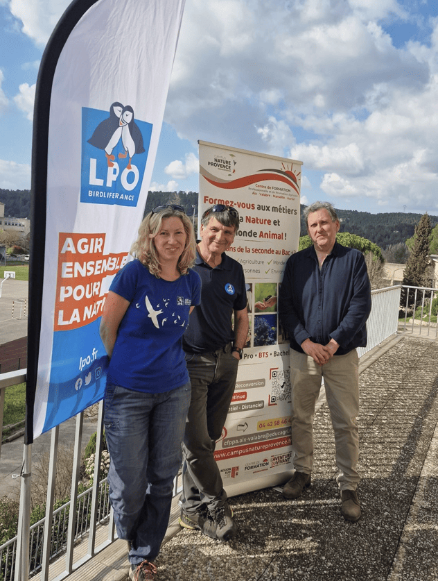 Le CFPPA Aix-Valabre-Marseille et la LPO PACA ont officialisé un partenariat © LPO PACA