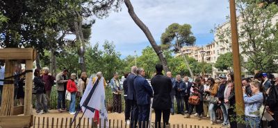 Discours de la maire de Toulon pour l’inauguration du Parc des Lices © Coralie Finck