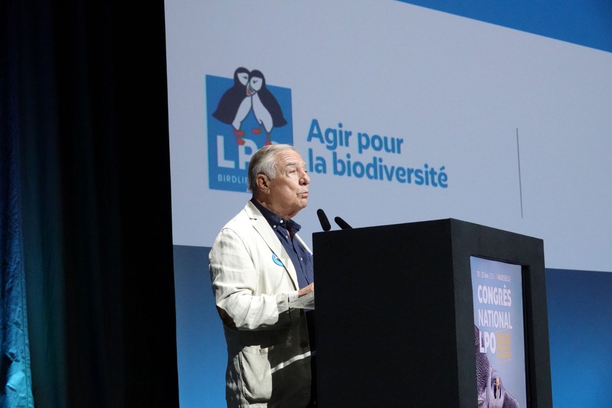 Allain Bougrain Dubourg, président de la LPO, au Congrès national de la LPO 2026 à Marseille © LPO PACA - Anaëlle Francia