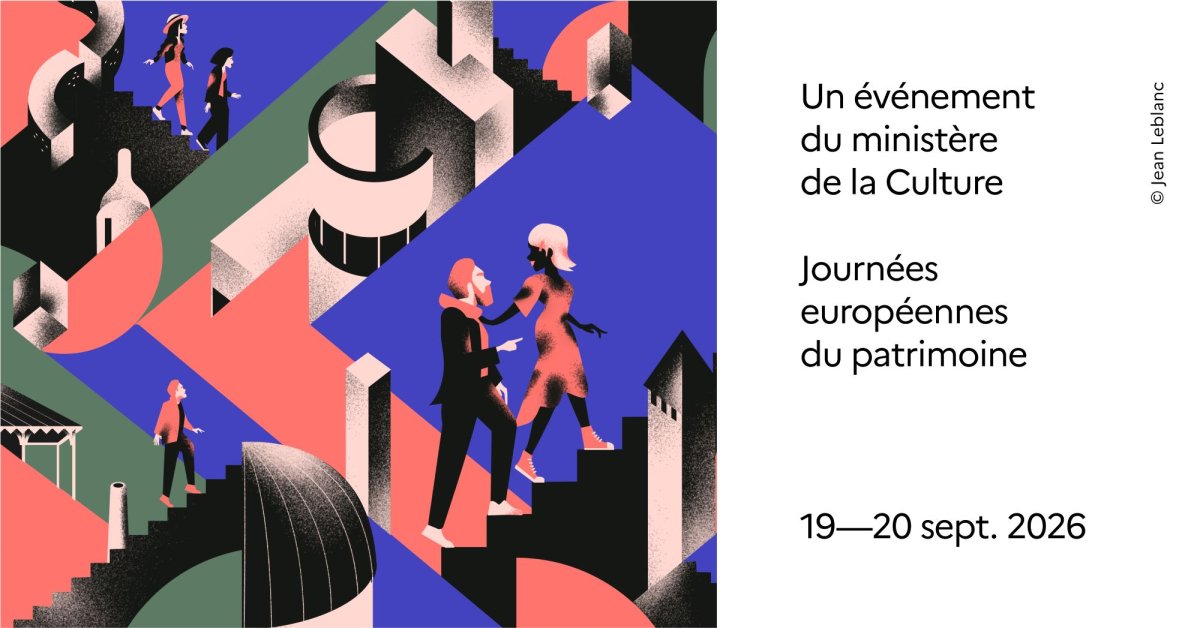 Affiche des Journées européennes du patrimoine 2026