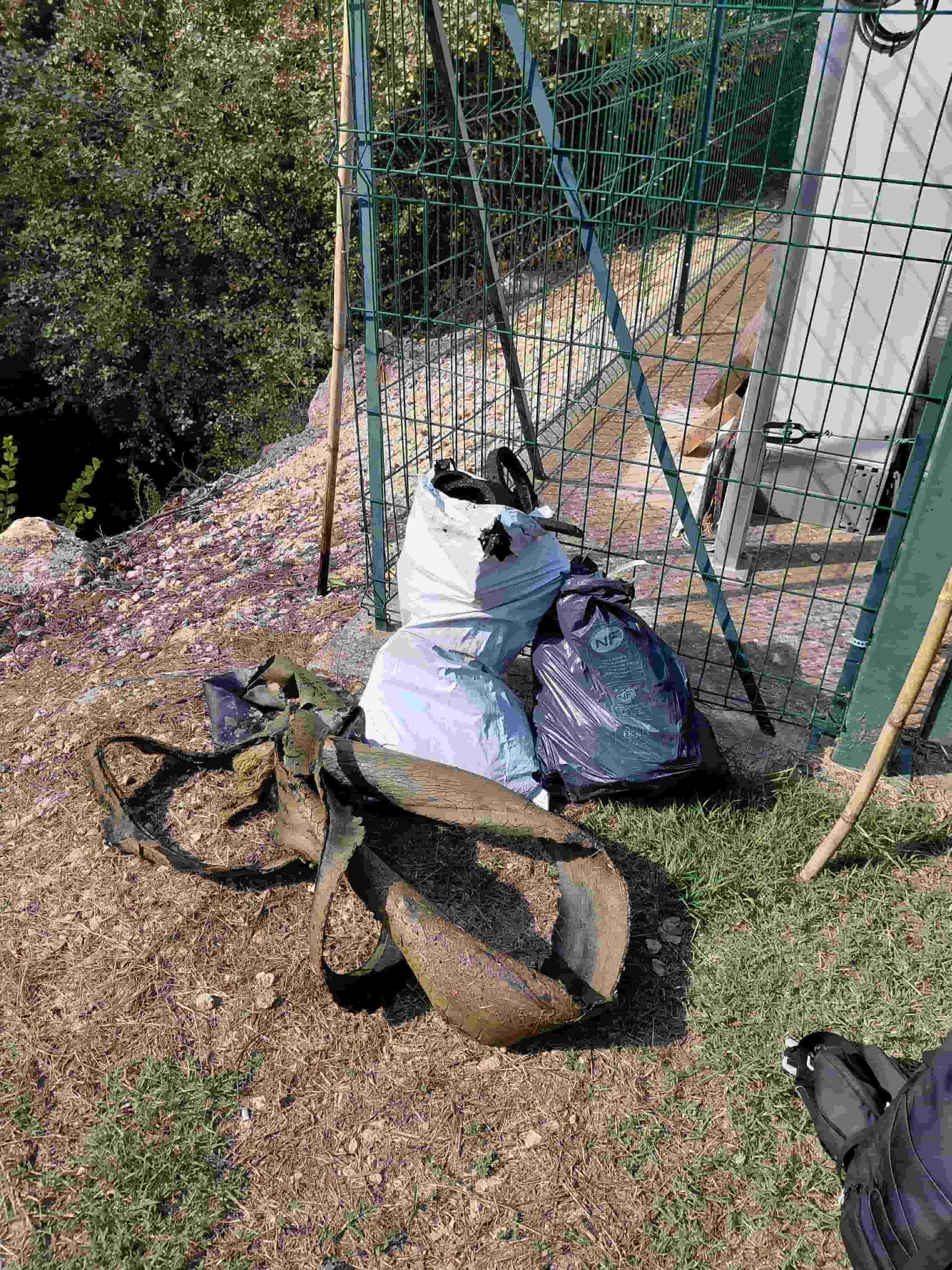 Déchets collectés par le Groupe Loutre PACA sur L'Eau Salée, Liam Bigeard©