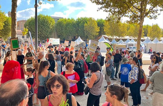 Marche du 26 septembre à Salon-de-Provence © Groupe local LPO du Pays Salonais