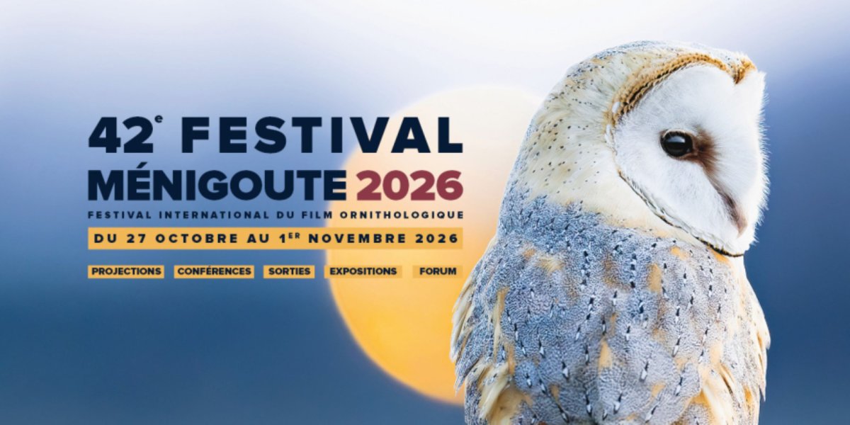 Affiche Festival International du Film Ornithologique de Ménigoute 2026