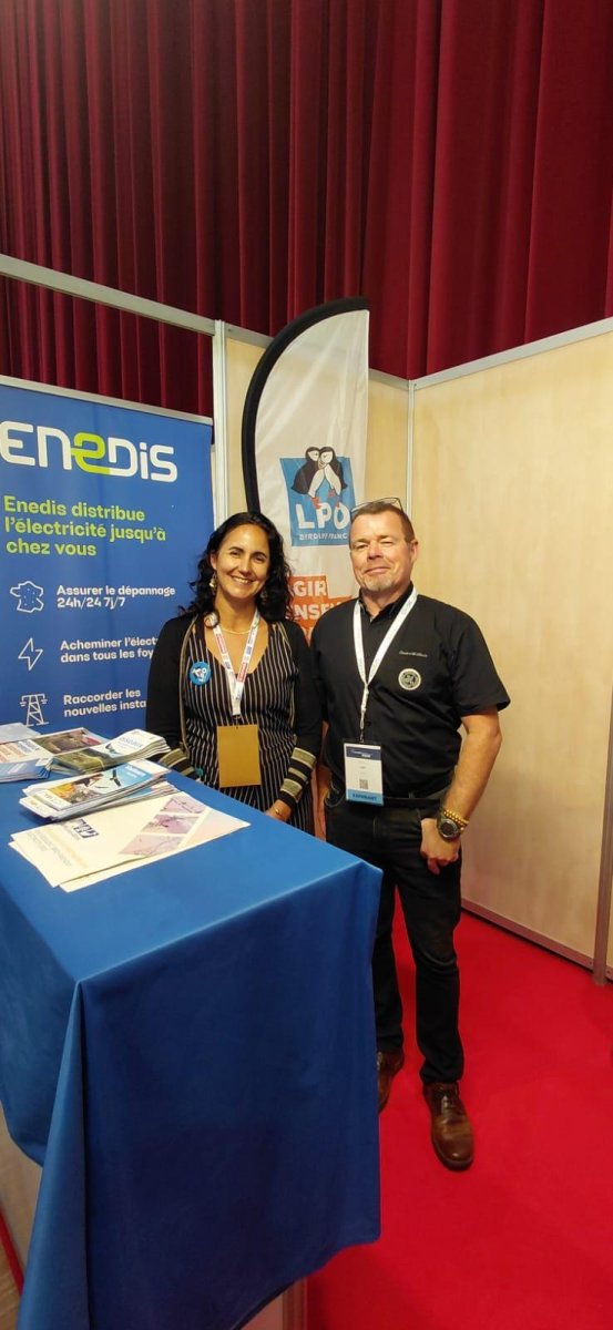 La LPO PACA et ENEDIS sur le salon des maires du 05 © ENEDIS La LPO PACA et ENEDIS sur le salon des maires du 05 © ENEDIS