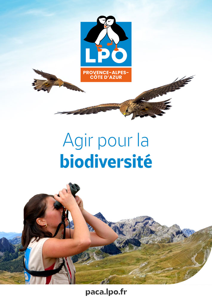 Dépliant de présentation de la LPO Provence-Alpes-Côte d'Azur