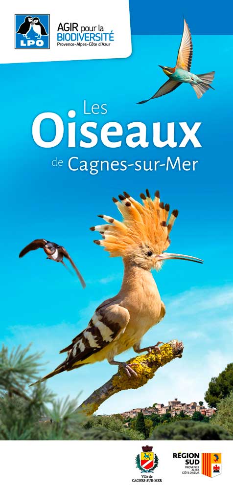 Carte découverte les oiseaux de Cagnes-sur-Mer