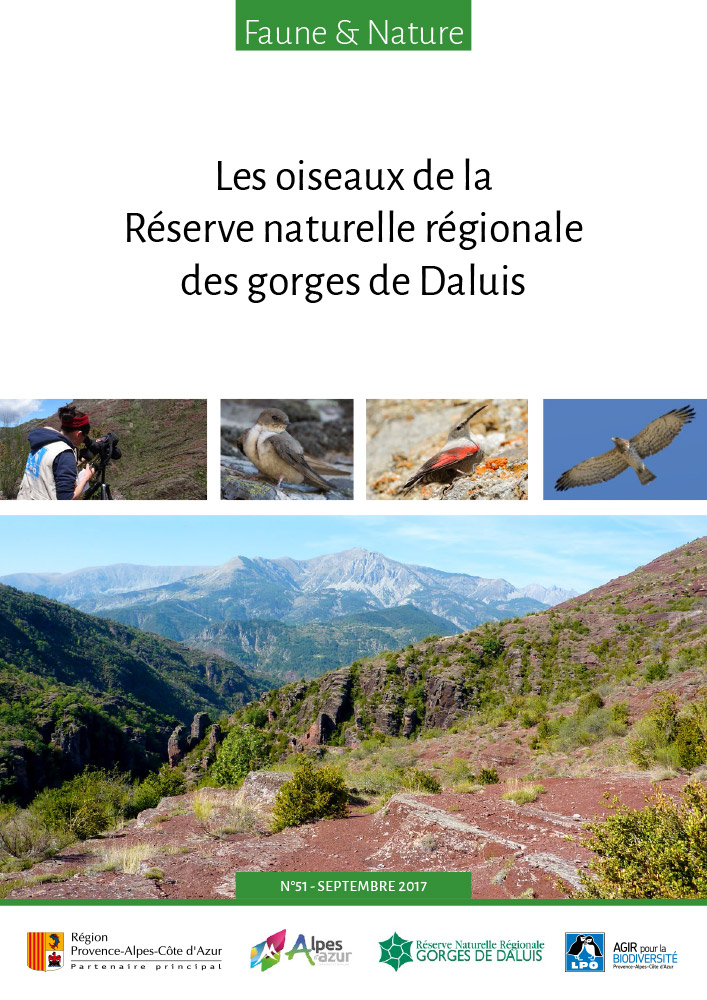 Faune et Nature n°51 : Les oiseaux de la Réserve naturelle régionale des gorges de Daluis