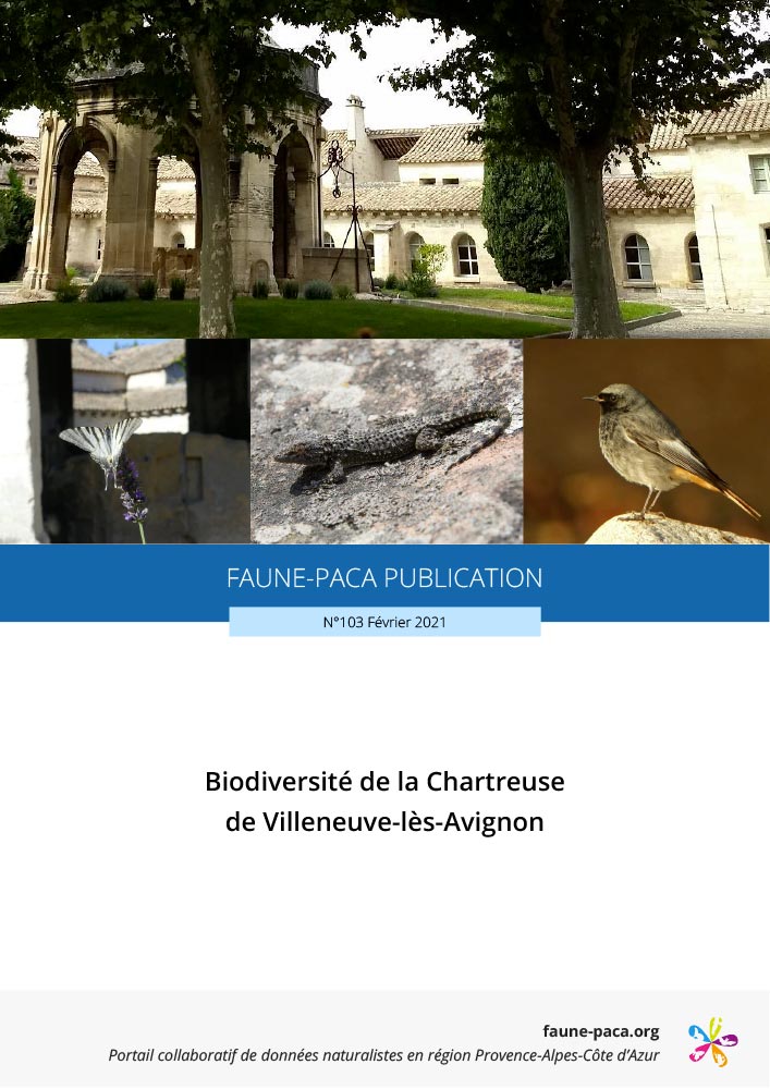 Faune-PACA Publication n°103 : Biodiversité de la Chartreuse de Villeneuve-lès-Avignon