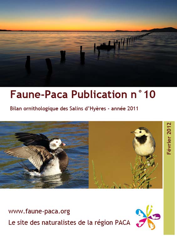 Faune-Paca Publication n°10 Bilan ornithologique des Salins d’Hyères - année 2011