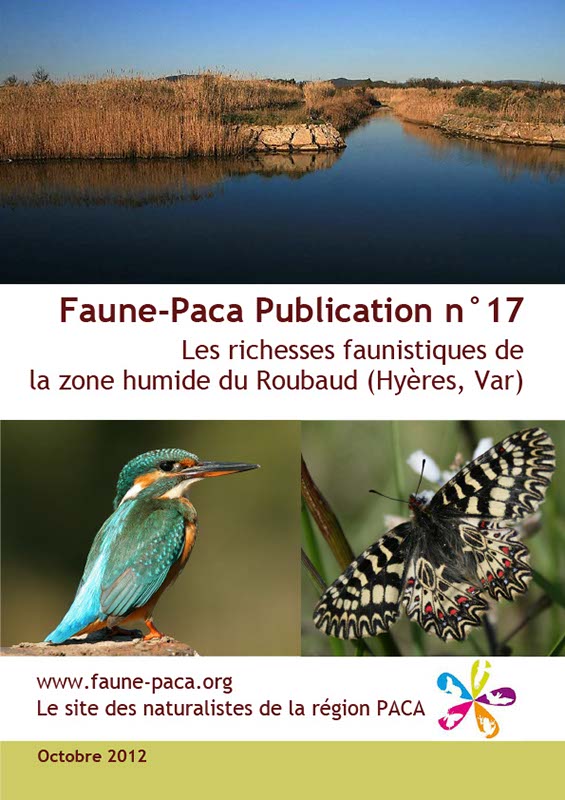 Faune-Paca Publication n°17 : Les richesses faunistiques de la zone humide du Roubaud (Hyères, Var)