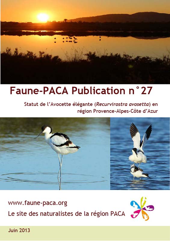 Faune-PACA Publication n°27 : Statut de l’Avocette élégante (Recurvirostra avosetta) en région Provence-Alpes-Côte d’Azur