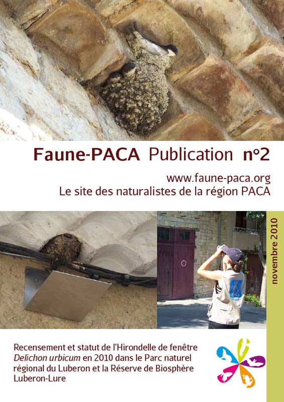 Faune-PACA Publication n°2 : www.faune-paca.org Le site des naturalistes de la région PACA
