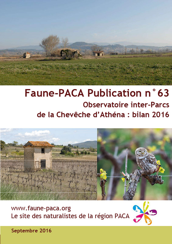 Faune-Paca Publication n°63 : Observatoire Inter-Parcs de la Chevêche d’Athéna, bilan 2016