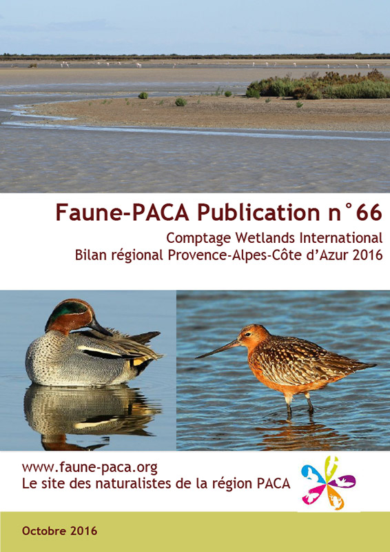 Faune-Paca Publication n°66 : Comptage Wetlands International Bilan régional Provence-Alpes-Côte d’Azur 2016