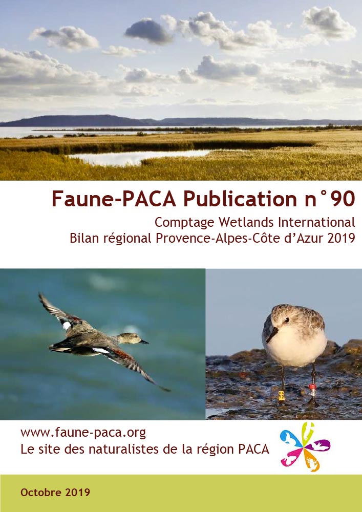 Faune-PACA Publication n°90 : Comptage Wetlands International Bilan régional Provence-Alpes-Côte d’Azur 2019