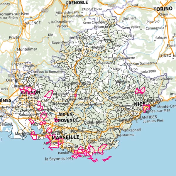 Portail cartographique de la LPO PACA