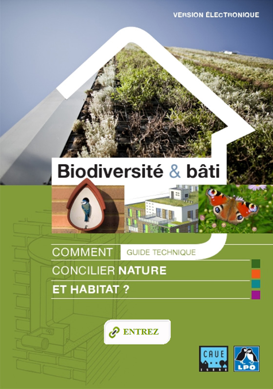 Couverture du guide Biodiversité et bâti