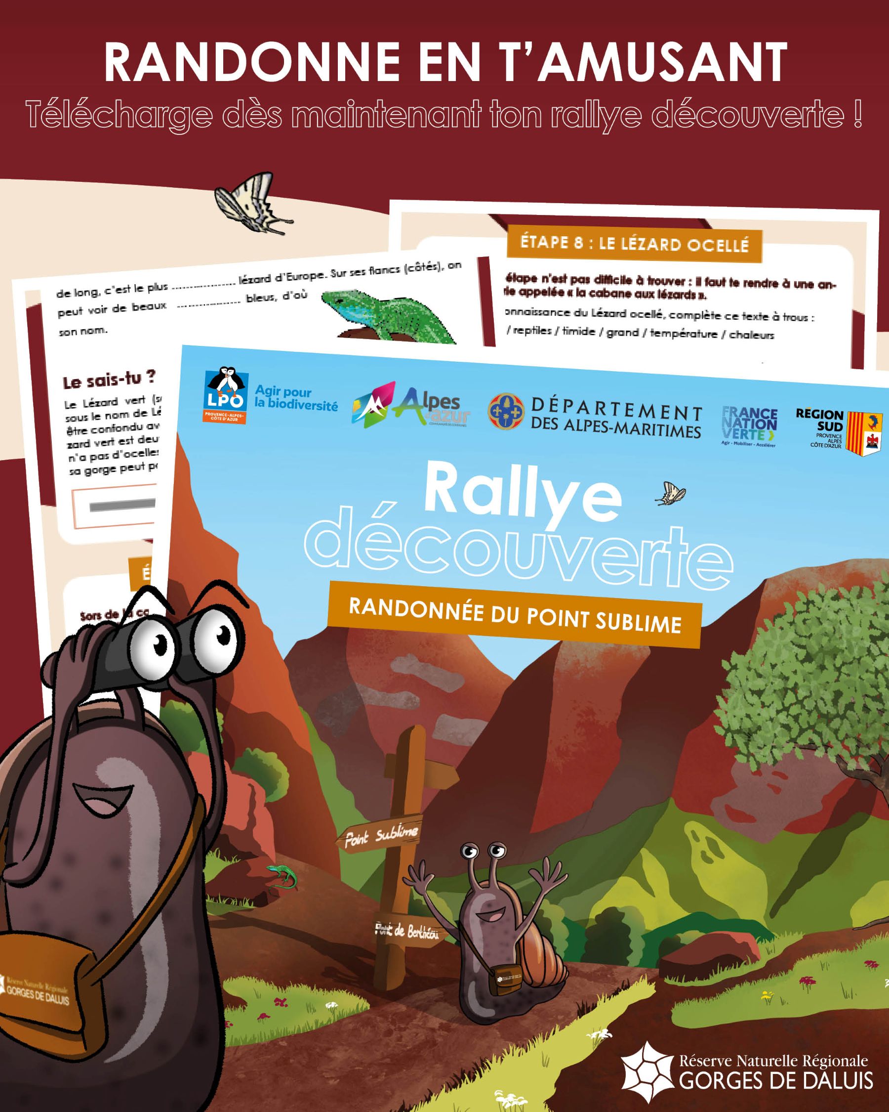 Rallye découverte - randonnée du point sublime 